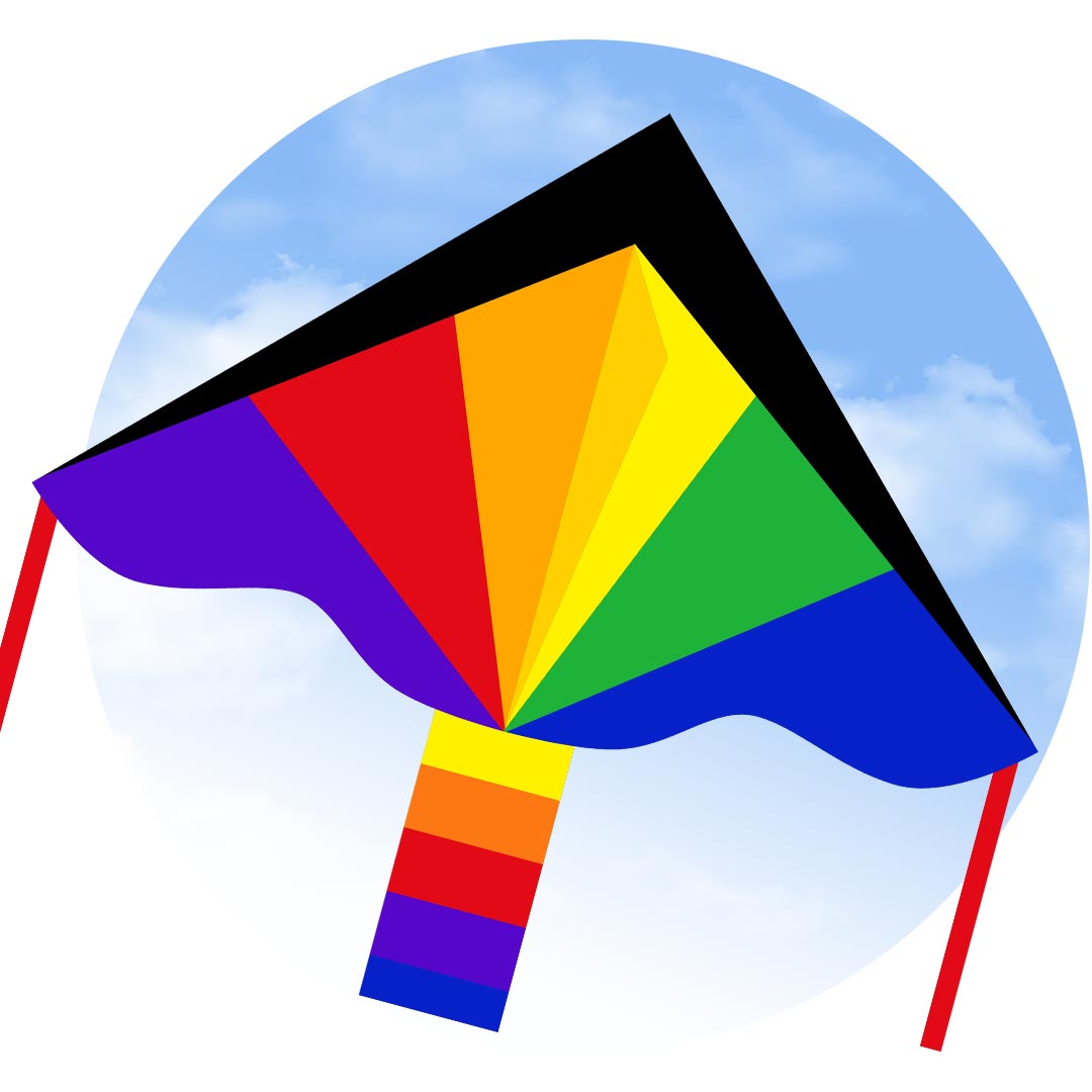 Ecoline Simple Flyer Rainbow 120 cm / 47"