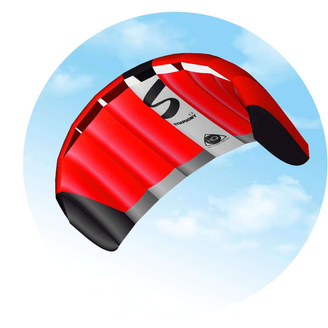 Symphony Pro 1.3 Neon Red - HQ Kites