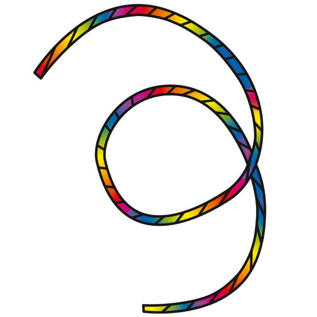 Tube Tail Rainbow Spiral 6 m / 20'