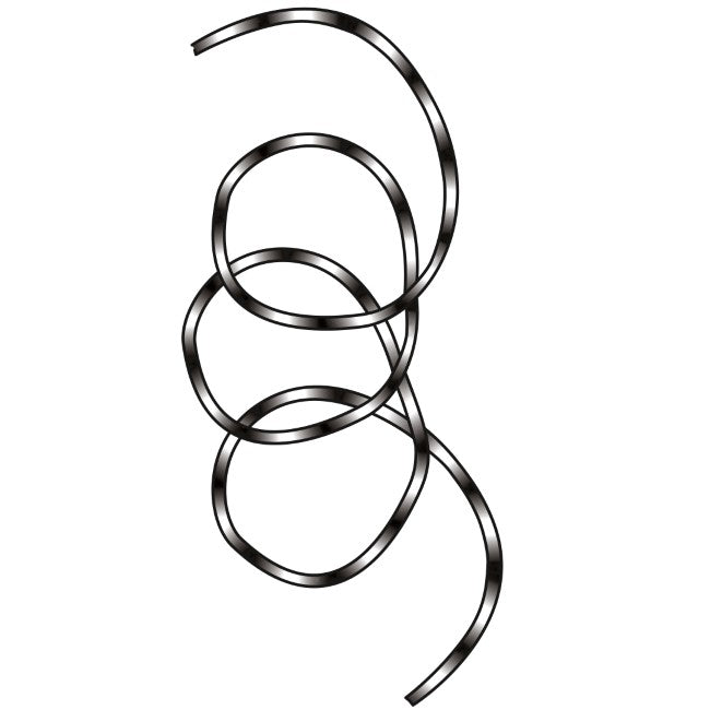 Tube Tail Black & White Gradient 24M - HQ Kites