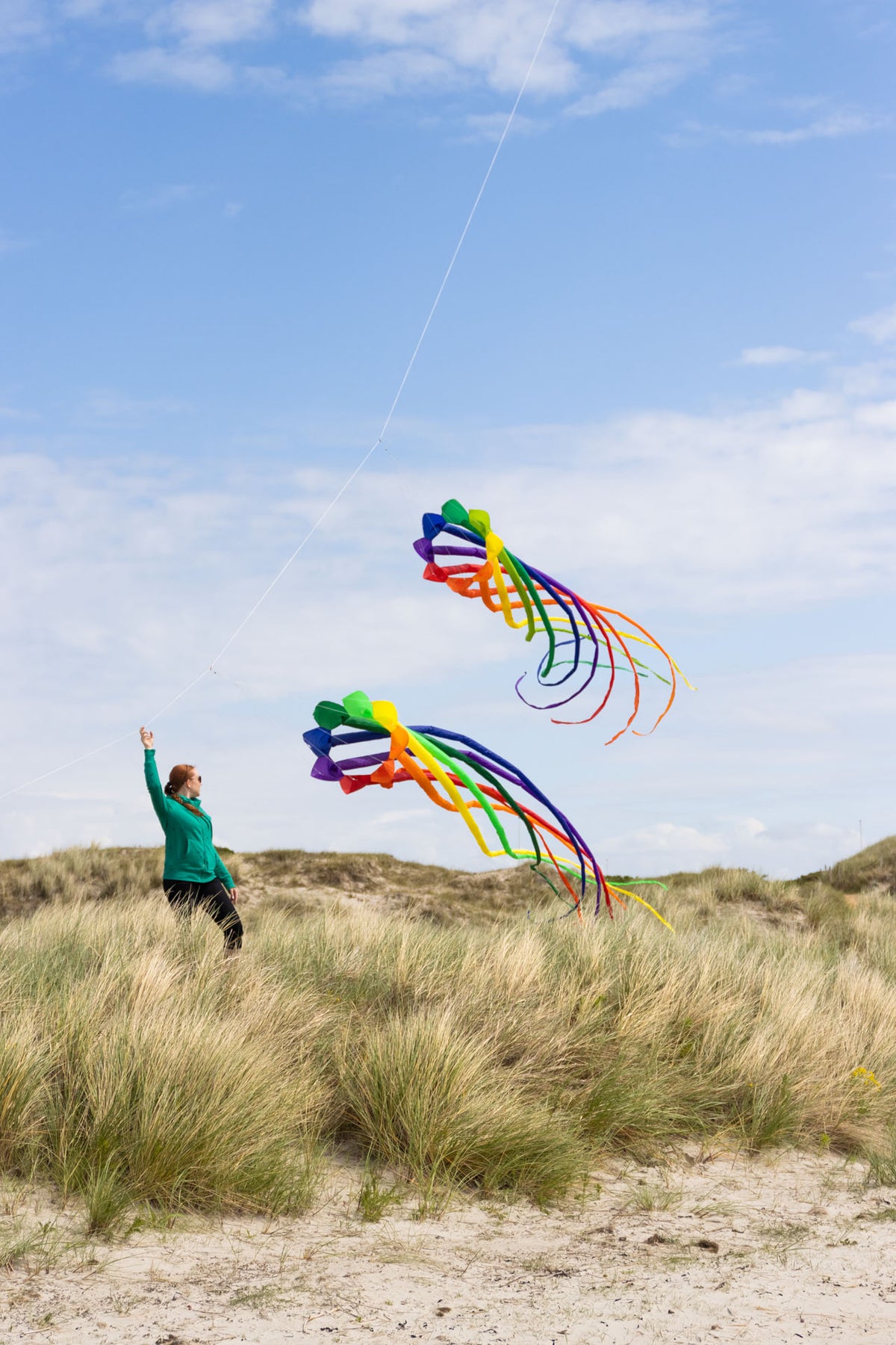 Soft Swirl Rainbow 6M/20' - HQ Kites