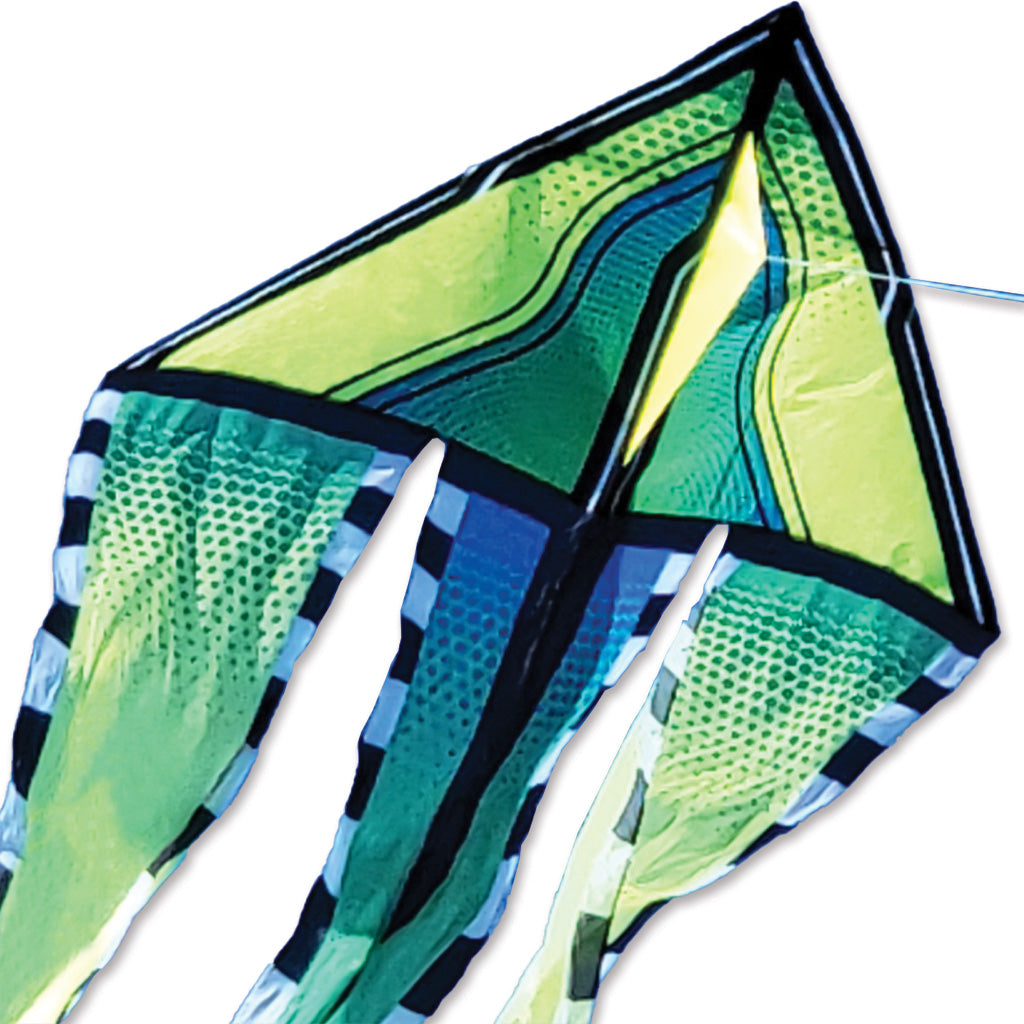 46 in. Flo-Train Delta Kite - Cool Breeze (Single Kite)