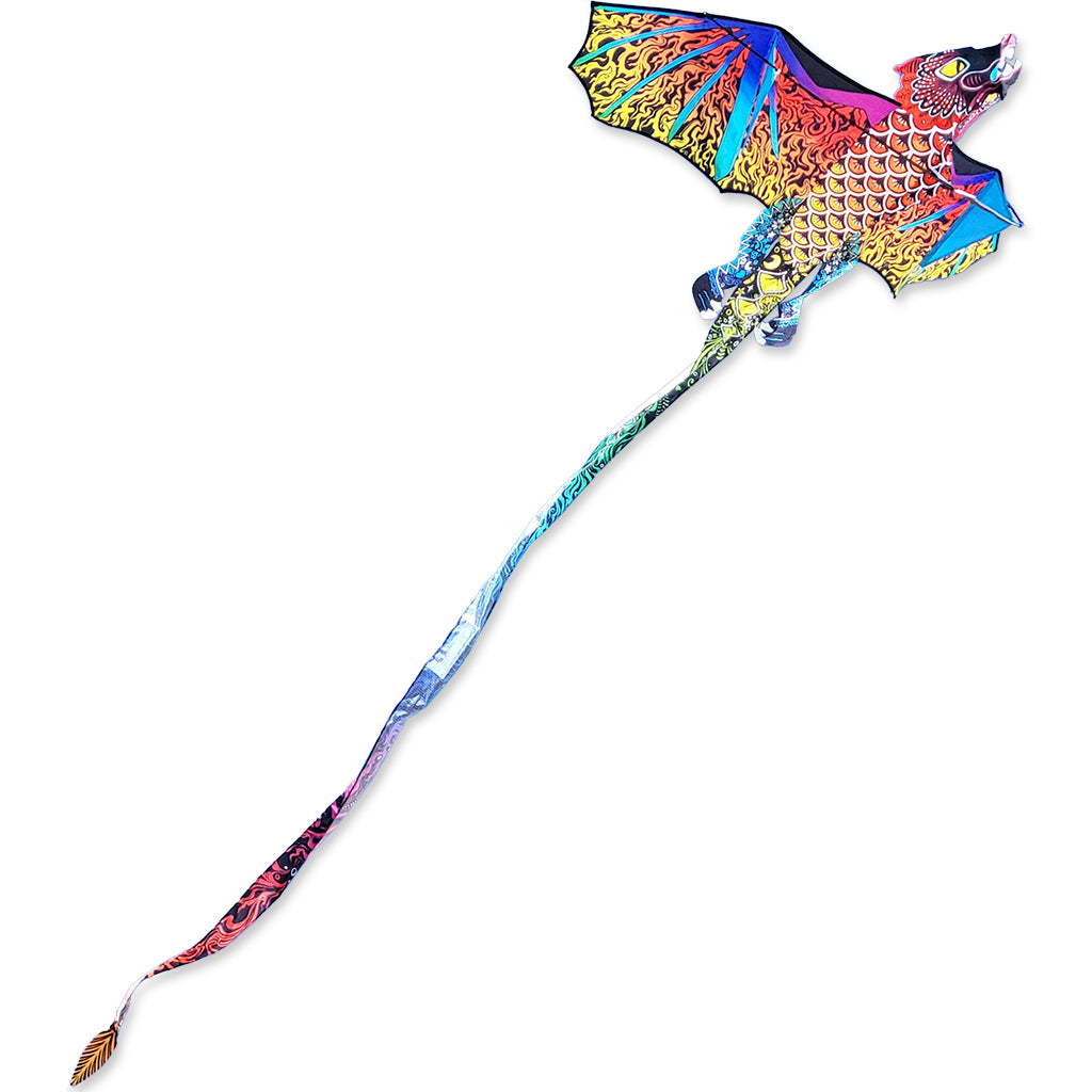 3D Dragon Kite - Night Fire
